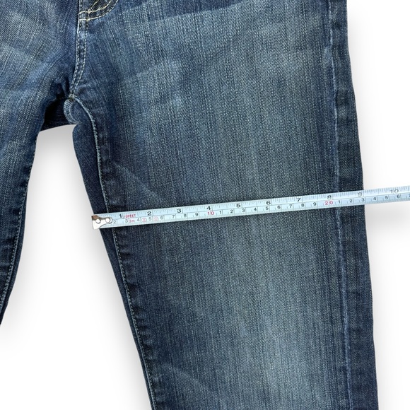 7 For All Mankind Jeans Mens Size 29 Austyn‎ Blue Denim Dark Wash 27” inseam - Picture 5 of 13